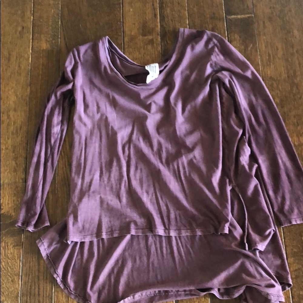 free people long sleeved tee